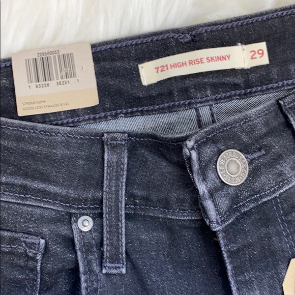 Levi’s 721 High-Rise Skinny Ankle Studs slim 8 /29 - Picture 12 of 14